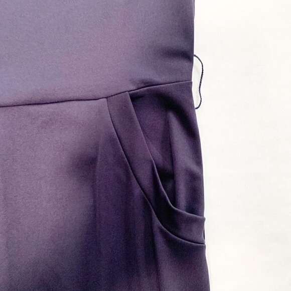 5/$25 Grace Karin navy blue long‎ sleeve fitted stretch dress with pockets - Picture 6 of 8